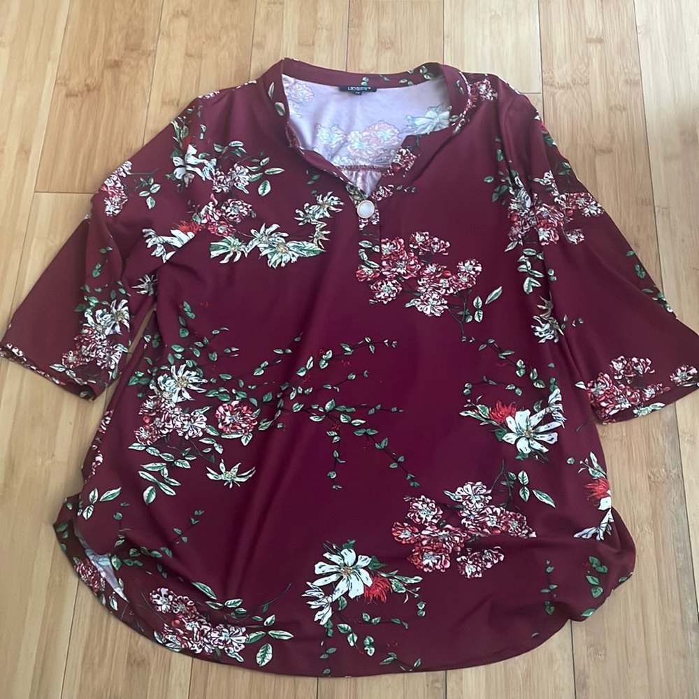 Woman’s very soft cotton pull over tunic style top